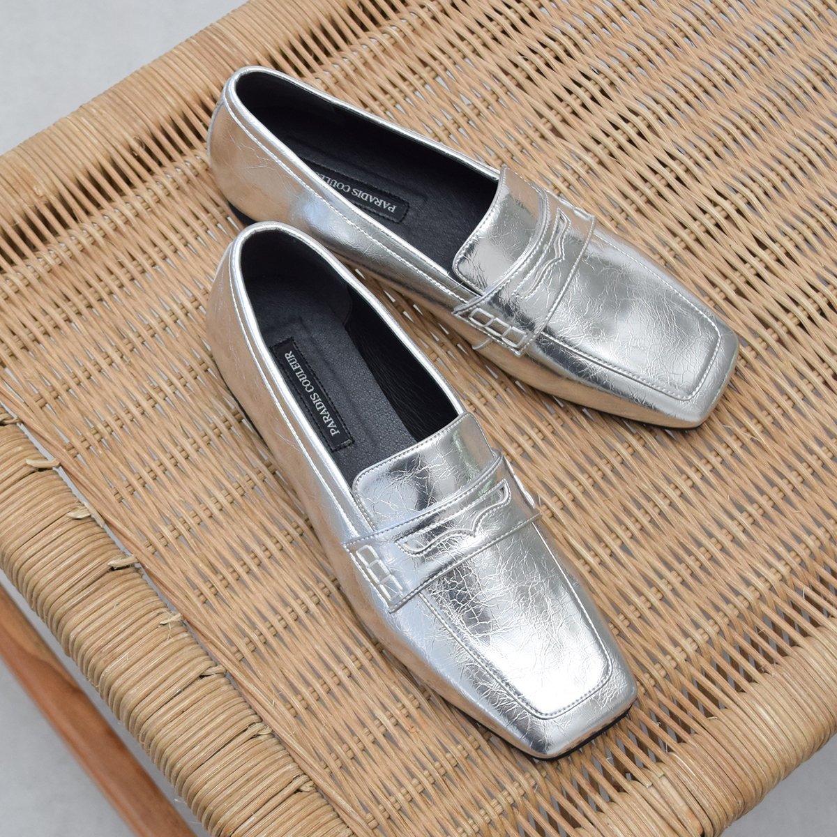 [�}���C]PARADIS COULEUR��1.2cm�q�[�����X�N�G�A�g�E�t���b�g���[�t�@�[/�p���f�B�N���[���iPARADIS COULEUR�j �V���o�[