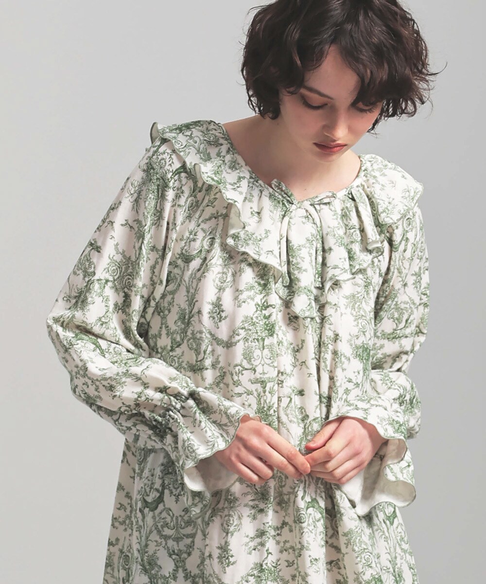 NARUE 花刺しゅう パジャマ M-Lサイズ　ベージュ　綿100% NARUE 花刺しゅう パジャマ M-Lサイズ ベージュ 綿100% Amazon