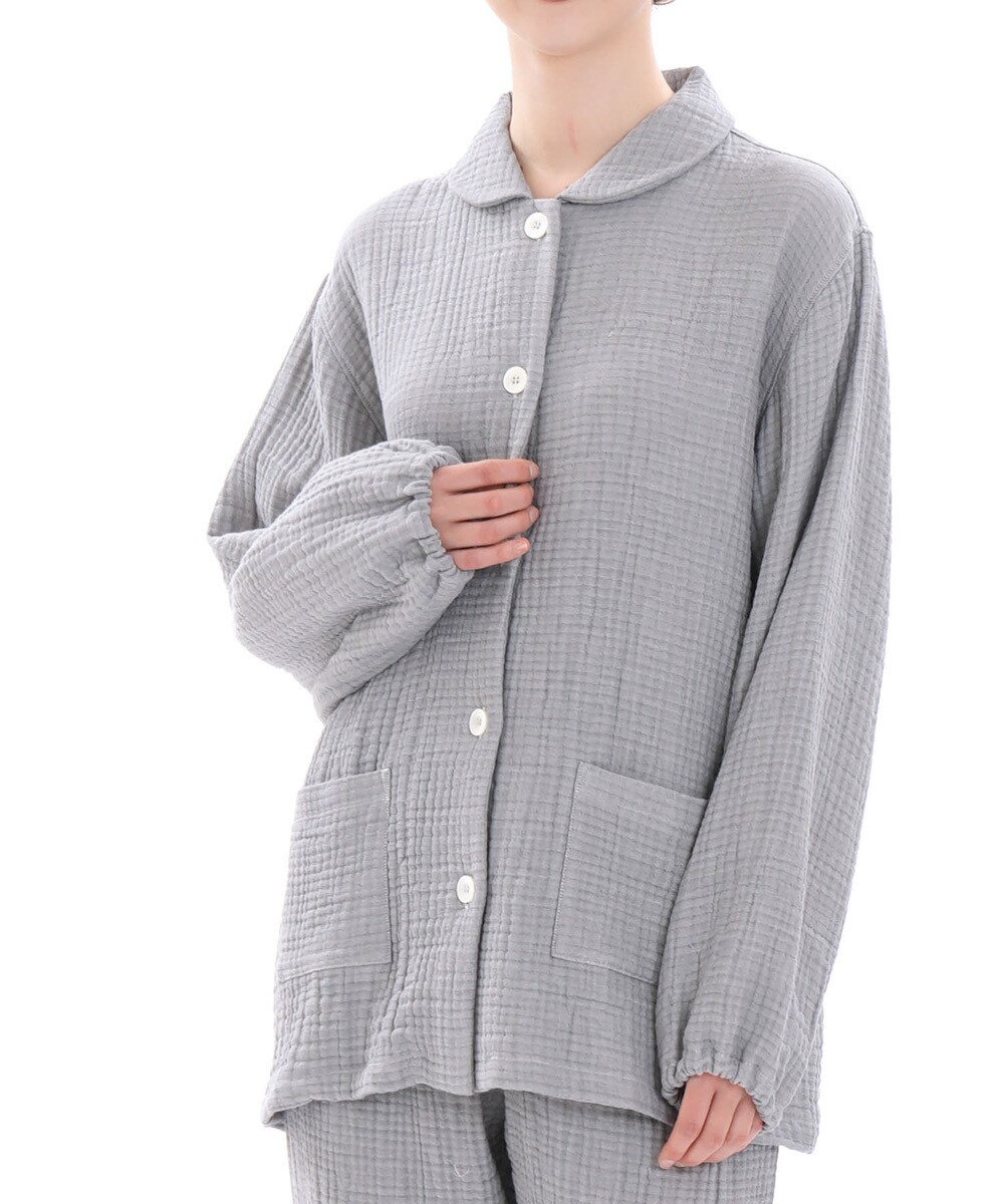 ナルエー（narue）/ ルームウェア　 シュークリームガーゼＲ　4+ソリッドカラー  パンツ ﾙｰﾑｳｪｱ ｼｭｰｸﾘｰﾑｶﾞｰｾﾞR 4+ｿﾘｯﾄﾞｶﾗｰﾊﾟｼﾞｬﾏ | ナルエー(narue) | マルイ