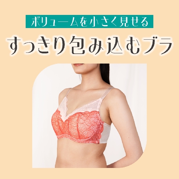 すっきり包み込むブラ585 ブラジャー(パッドなし) E-Fカップ