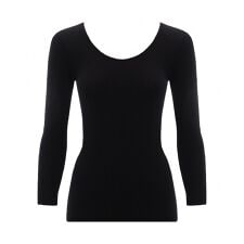 肌側綿100インナー5480 8分袖トップ【LLサイズ】