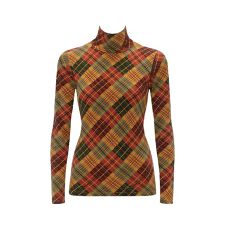 トリンプ(Triumph)のあったかハイネックインナー5390 10分袖トップ(柄)【LLサイズ】