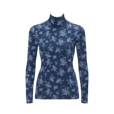 トリンプ(Triumph)のあったかハイネックインナー5390 10分袖トップ(柄)【LLサイズ】