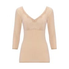 あったかカップ付きインナー5440 7分袖トップ【M,Lサイズ】