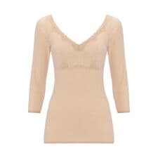 あったかカップ付きインナー5440 7分袖トップ【3Lサイズ】