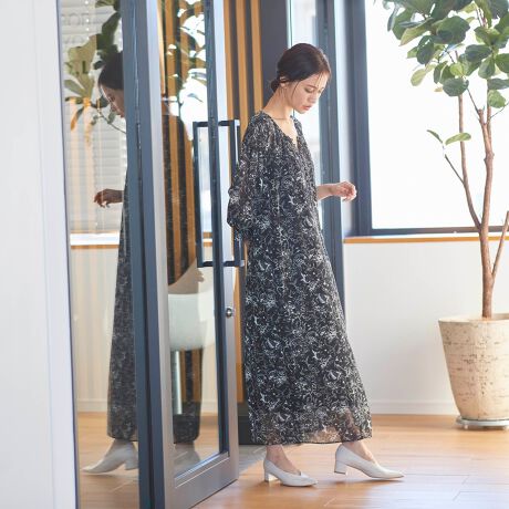 大草直子さんコラボ Own 4th Collection ボタニカルプリントワンピース ロートレアモン Lautreamont 3101 ファッション通販 マルイウェブチャネル