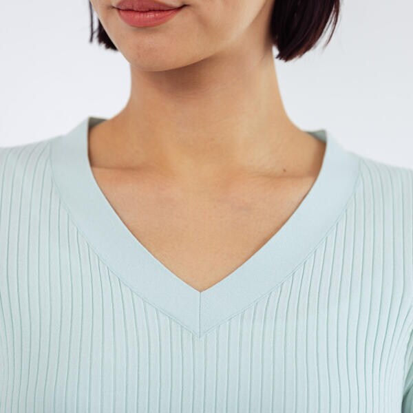 WEB別注】PEONYリブVネックニット≪手洗い可能≫ adler.cside.ne.jp