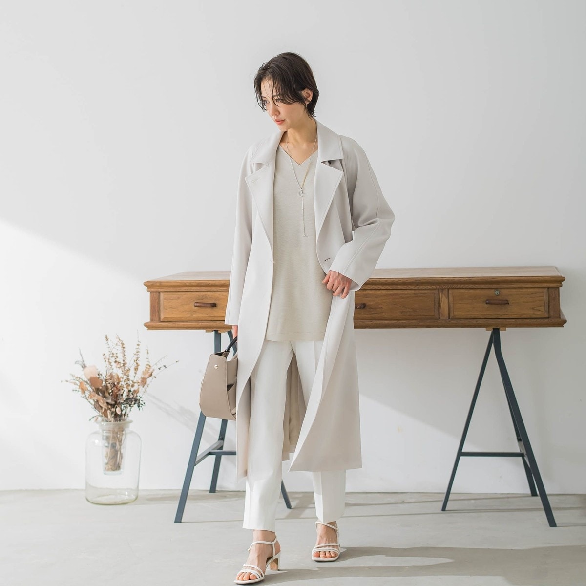 ミルキーシアースタンドカラーパーカーブルゾン | ノーブル(Noble