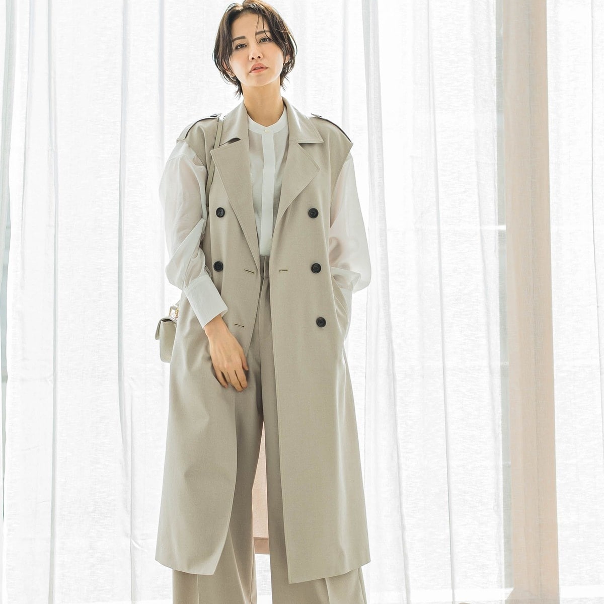 ❤️今の季節に❤️「ロートレ・アモン」トレンチコート