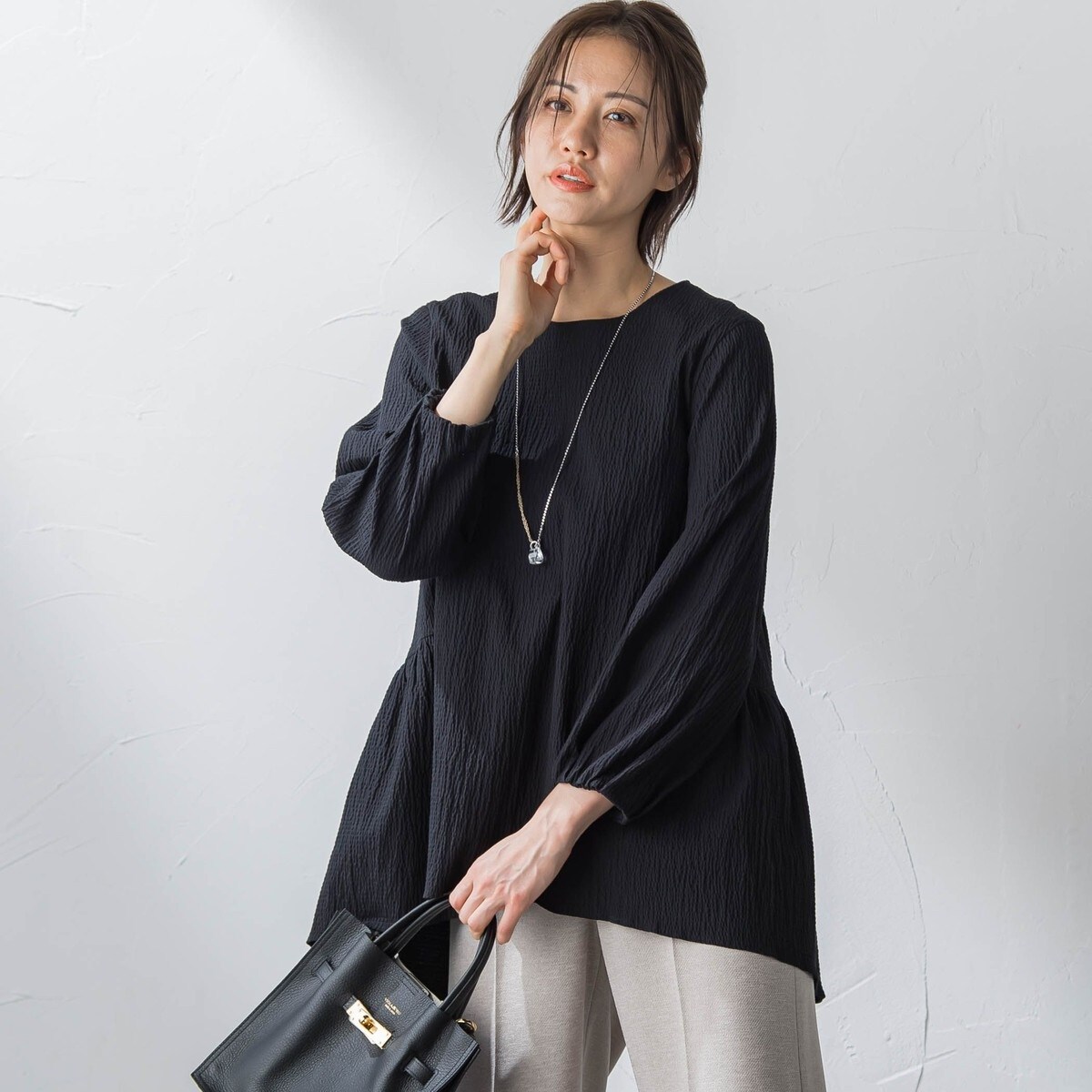 バックティアードブラウス≪洗濯機で洗える≫ | ロートレアモン