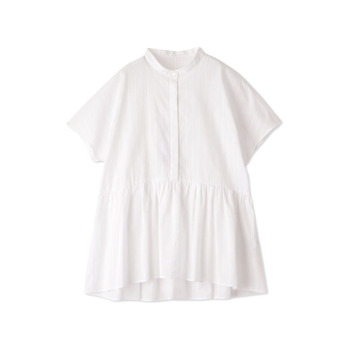 カラミストライプペプラムブラウス≪洗濯機で洗える≫ | ロート