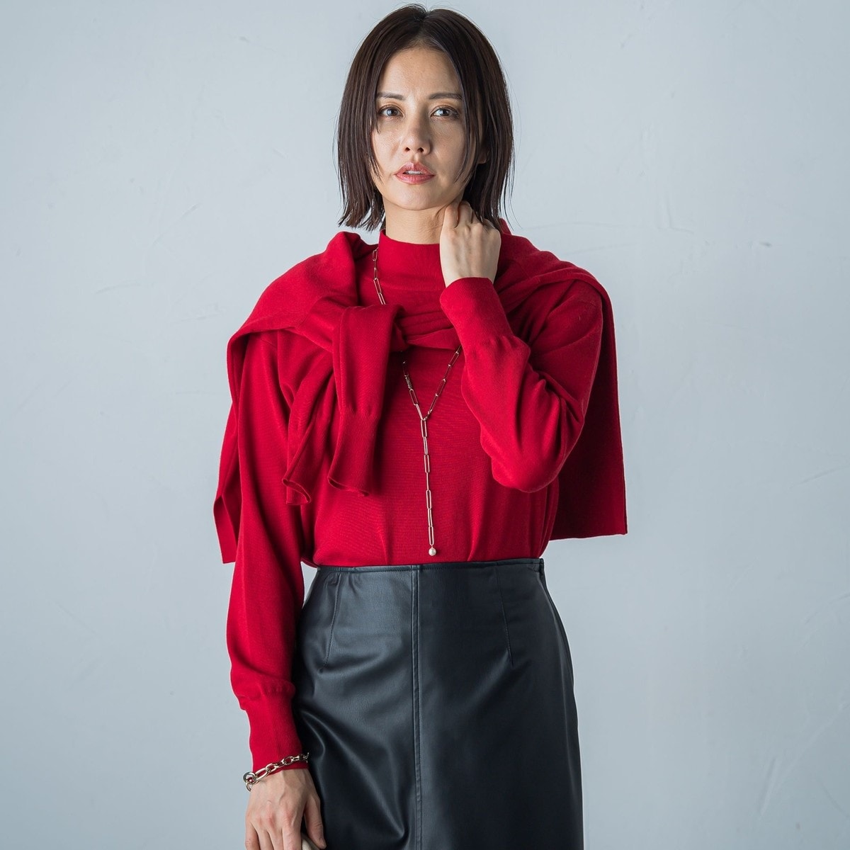 Brisbaneタートルネックニットプルオーバー≪手洗い可能≫ | ロート