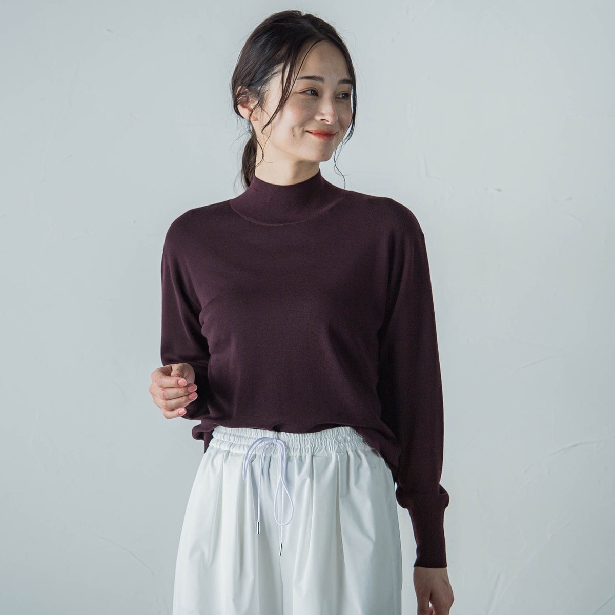 Suave 襟付きニットプルオーバー | ホコモモラ(JOCOMOMOLA) | マルイ