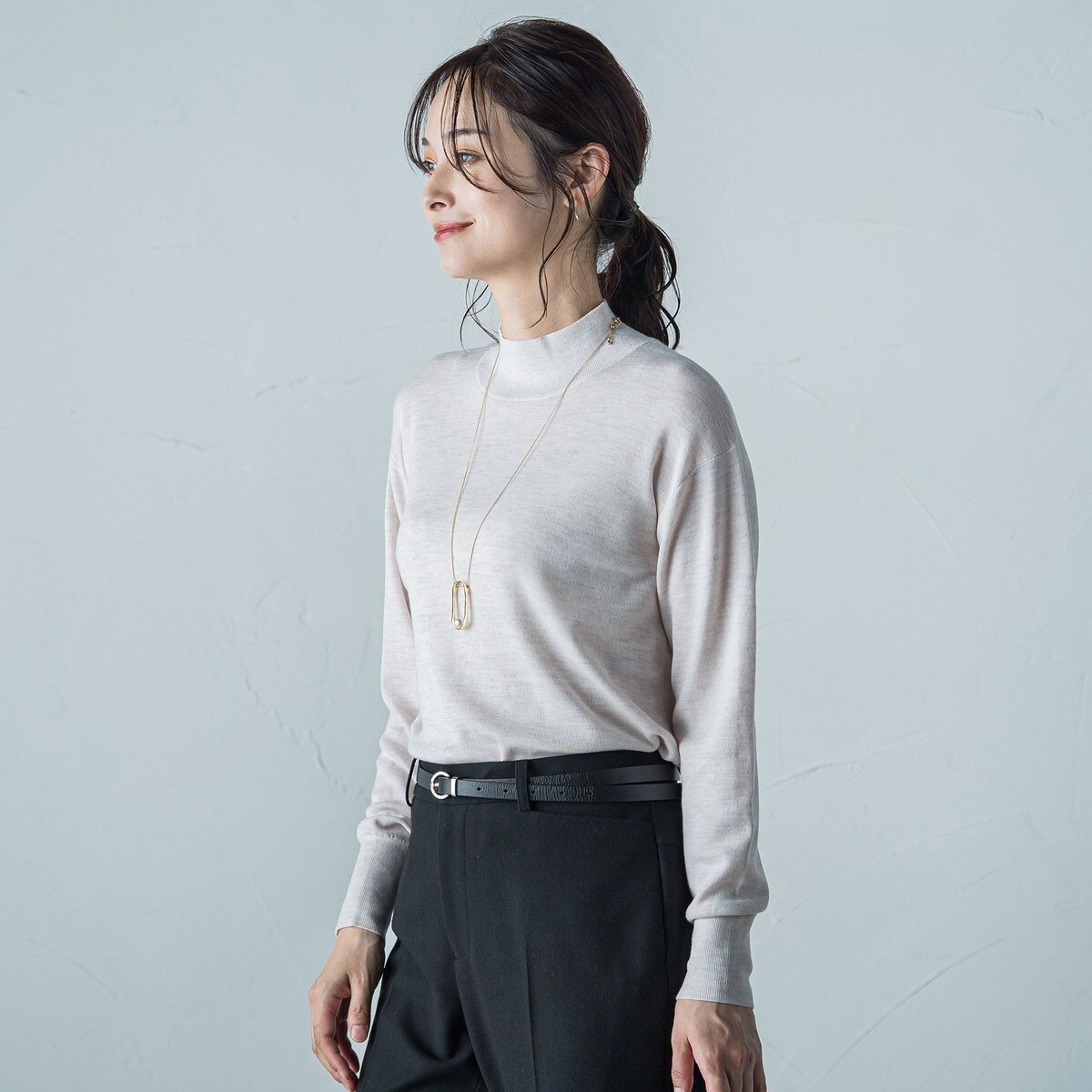 Brisbaneタートルネックニットプルオーバー≪手洗い可能≫ | ロート