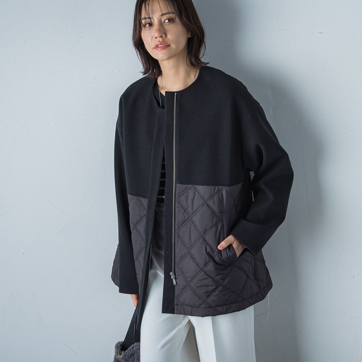 ドッキングキルティングコート≪洗濯機で洗える≫ | ロートレアモン