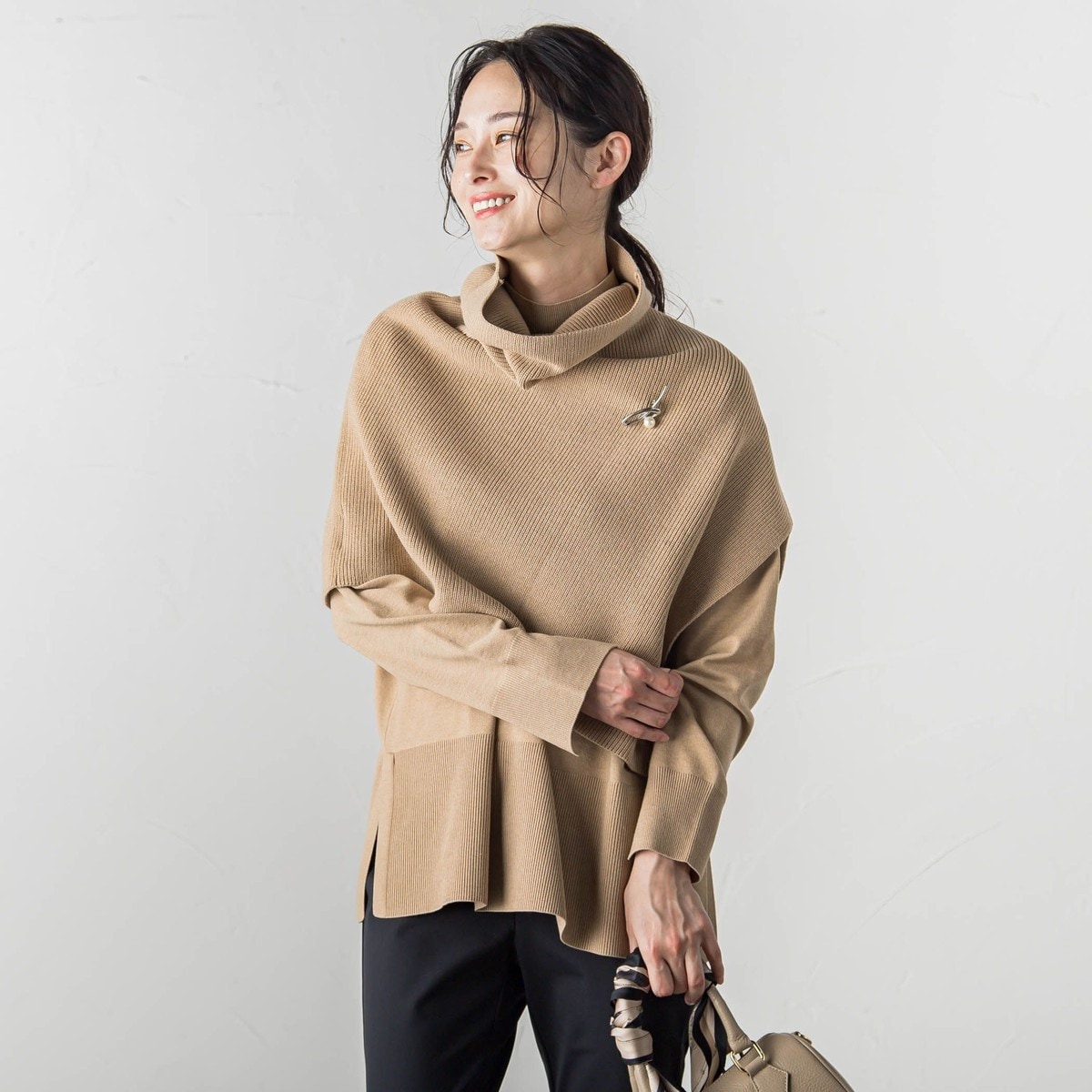 ジャーナルスタンダード　ワイドリブネックウォーマー JOURNAL STANDARD☆ワイドリブネックウォーマー