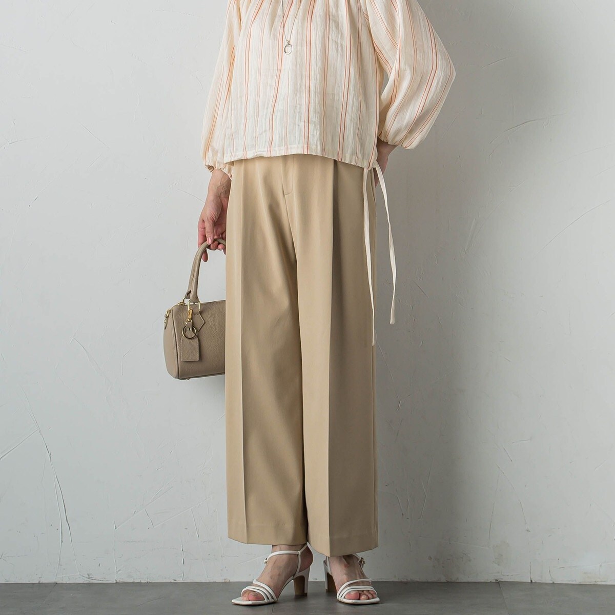 2WAYツイル配色ボタンパンツ≪洗濯機で洗える≫ | ロートレアモン