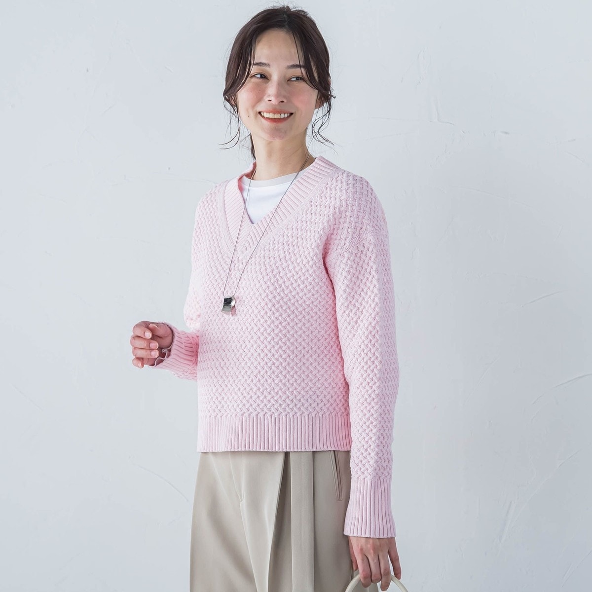 ラクーンブレンドニットプルオーバー | メイソングレイ(MAYSON GREY