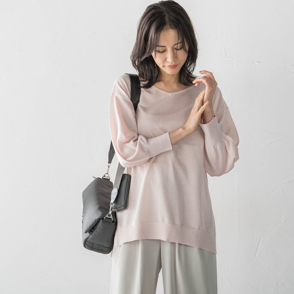 DE CLASSE LAUTREAMONT / デュクラス ロートレアモン パールニットプルオーバー≪手洗い可能≫ ロートレアモン デュクラス LAUTREAMONT DE CLASSE パールニット