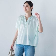 ライクアウーヴンスキッパーカットソー≪洗濯機で洗える≫