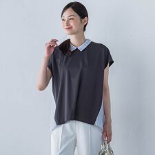 Hari-Puruジャージ2WAYカットソー≪洗濯機で洗える≫