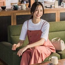 アシメラップキャミブラウス≪セットアップ対応/洗濯機で洗える≫