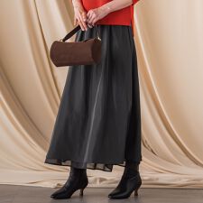 ロートレアモン(LAUTREAMONT)のシアーブライト リバーシブルスカート≪手洗い可能≫