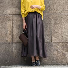 ロートレアモン(LAUTREAMONT)のシアーブライト リバーシブルスカート≪手洗い可能≫