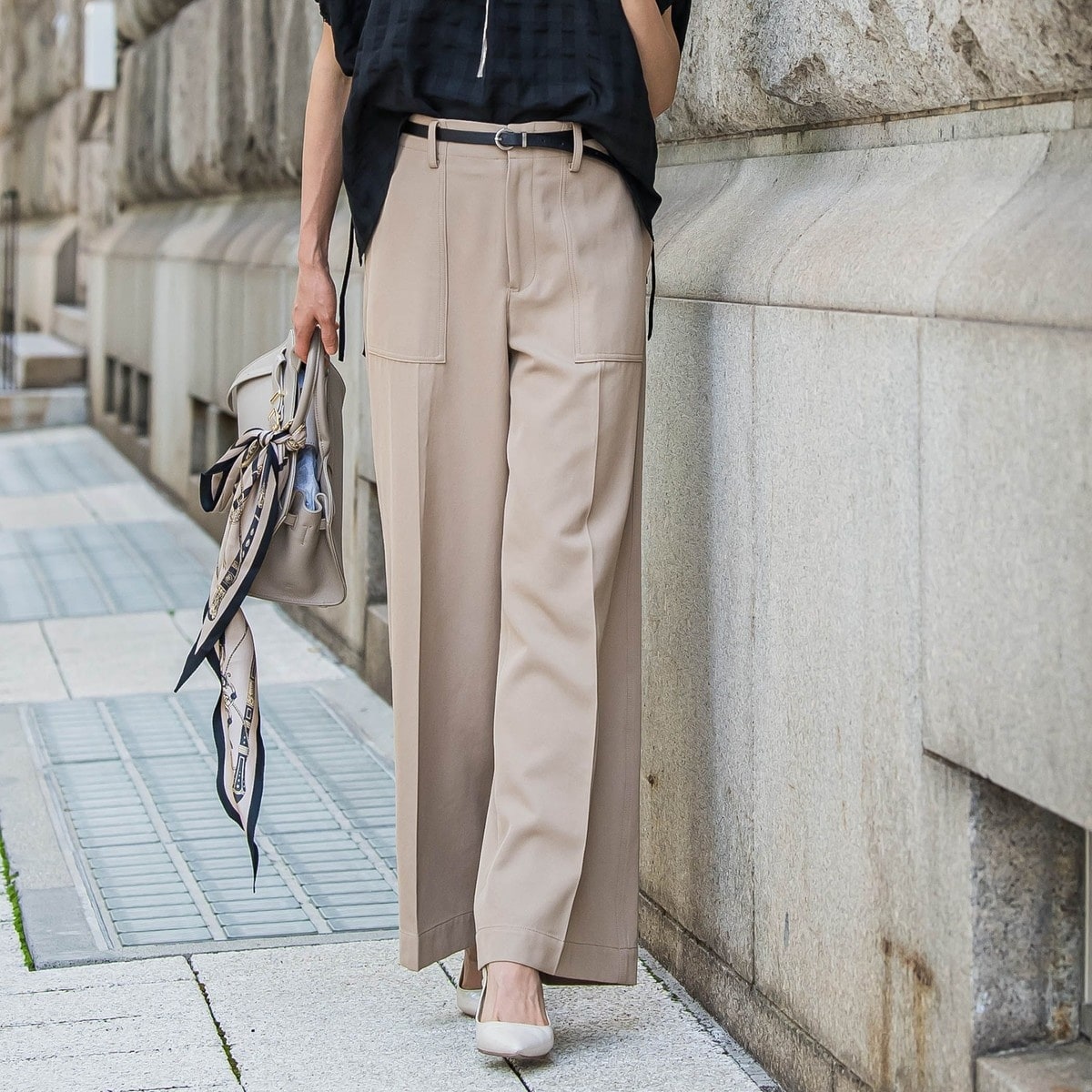 アダムエロペ　コットンダブルクロスパンツ ADAM ET ROPE'｜コットンダブルクロスパンツ | Rakuten Fashion