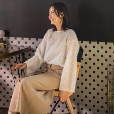 フェザーチュールTブラウス≪洗濯機で洗える≫