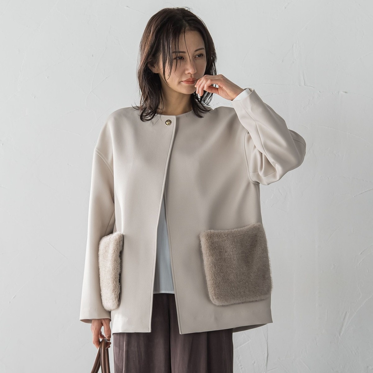 トリプルクロスファーポケットジャケット≪手洗い可能≫ | ロート