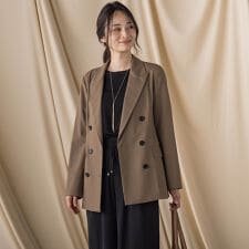 ダブルブレストジャケット ≪手洗い可能≫