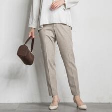 両面起毛テーパードパンツ≪WEB限定13号/洗える/セットアップ対応≫