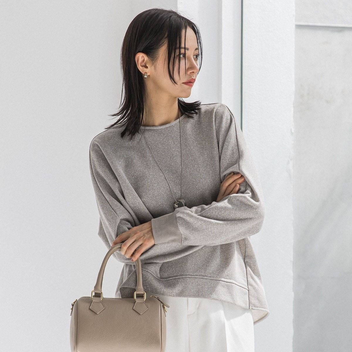 ロートレアモン（LAUTREAMONT）/ラメ裏毛カットソー ラメ裏毛カットソー | ロートレアモン(LAUTREAMONT) | マルイウェブ