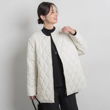 ロートレアモン(LAUTREAMONT)の撥水キルティングコート≪袖取り外し可能≫