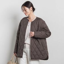 ロートレアモン(LAUTREAMONT)の撥水キルティングコート≪袖取り外し可能≫