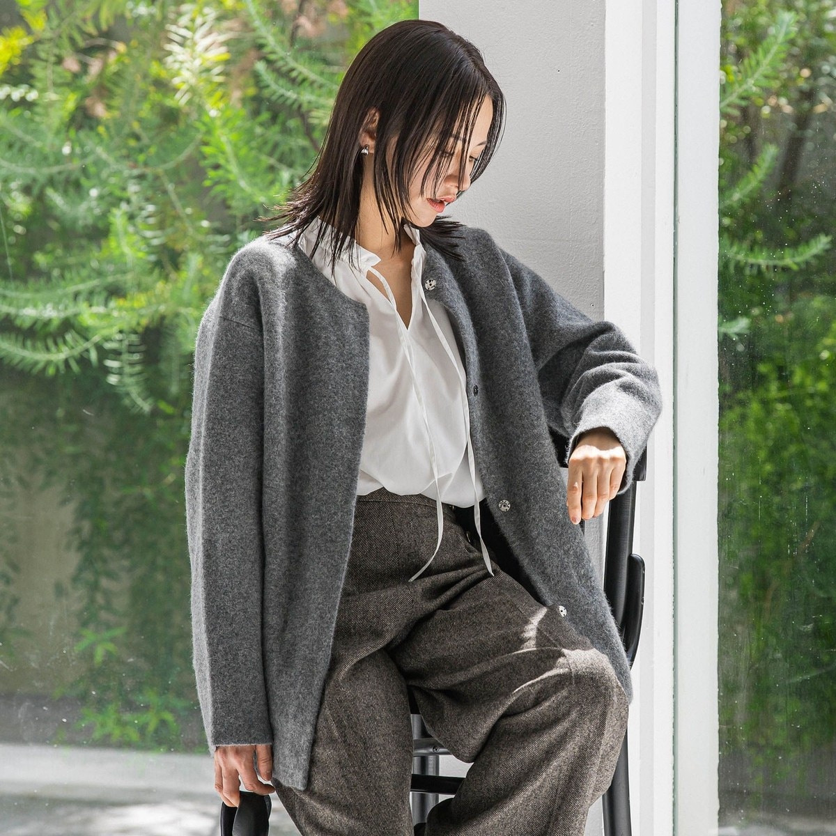 定価33000円 IENA ラクーン ルーズ ニットカーディガン 定価33000円 IENA ラクーン ルーズ ニットカーディガン BEST HIT ITEMS