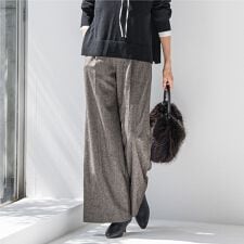 ロートレアモン(LAUTREAMONT)のツイルツイードワイドパンツ