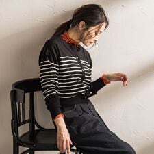 【WEB限定】クルーネックカーディガン≪11号あり/洗える≫