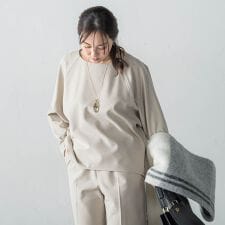 両面起毛T/Rブラウス