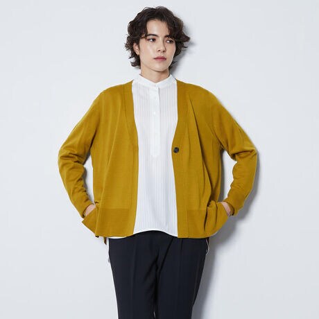 ラエフ定番アイテム 極 シリーズ ｅｃｏｌｕｘニットカーディガン 洗濯機で洗える ラエフ La F 3612 150 ファッション通販 マルイウェブチャネル