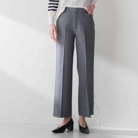 ｈａｕｔｅｃ ワイドストレートパンツ セットアップ対応 洗濯機で洗える ラエフ La F 3610 ファッション通販 マルイウェブチャネル