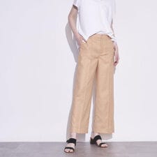 ストレッチスラブパンツ《セットアップ対応／洗濯機で洗える／吸湿速乾性》