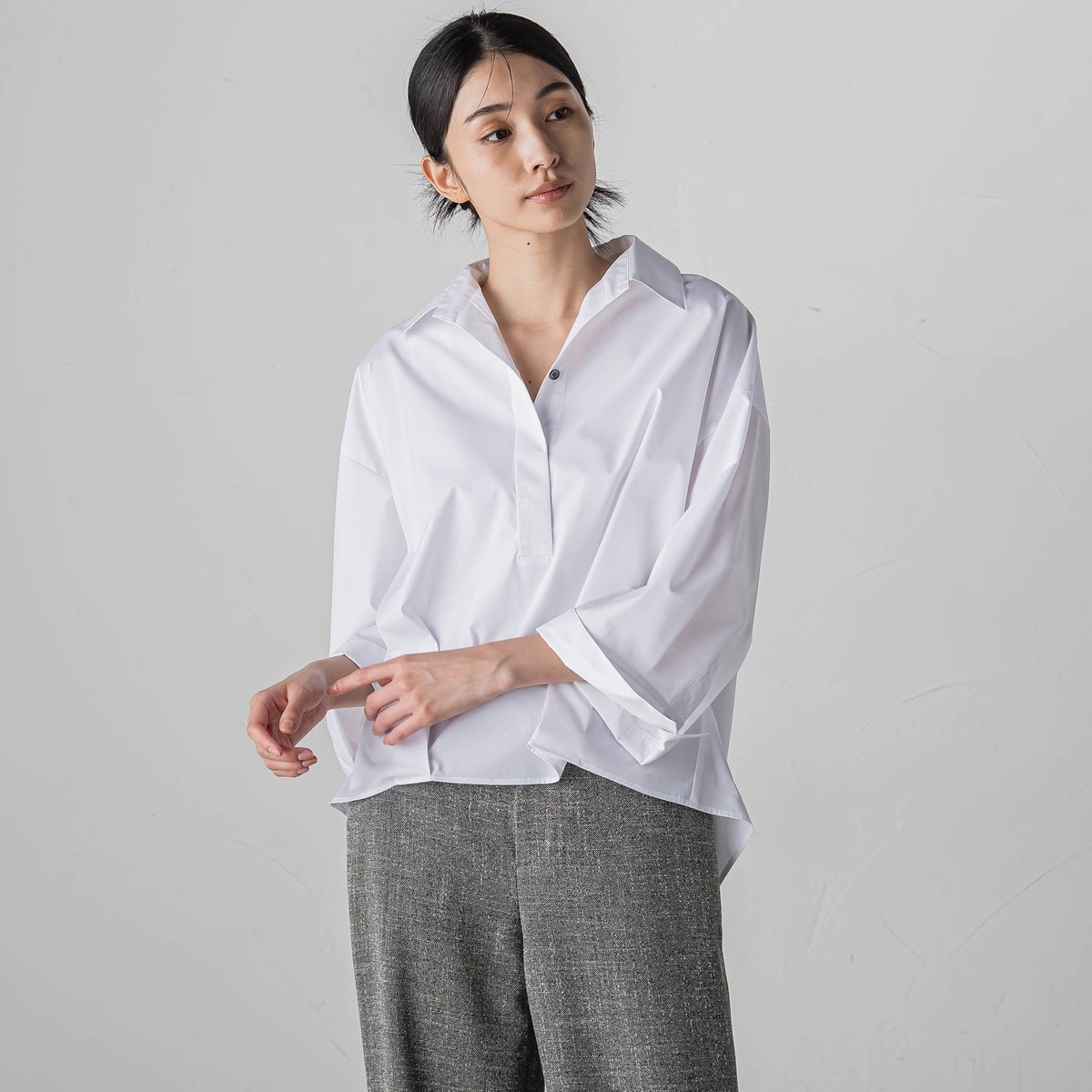 ラ エフ la.f… 【la.f...】シルキーリライムブラウス （レッド系） ラ エフ la.f… 【la.f】シルキーリライムブラウス （レッド系