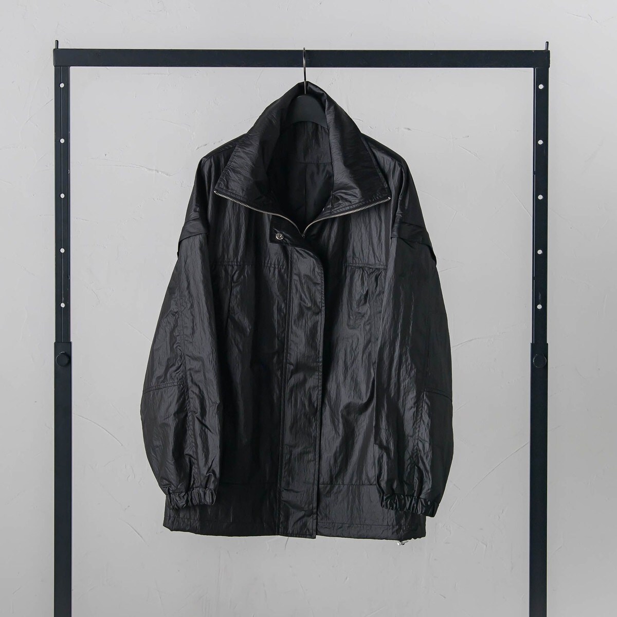 HYKE L ラージ ブラック ダウン ジャケット リバーシブル 2way WEB&一