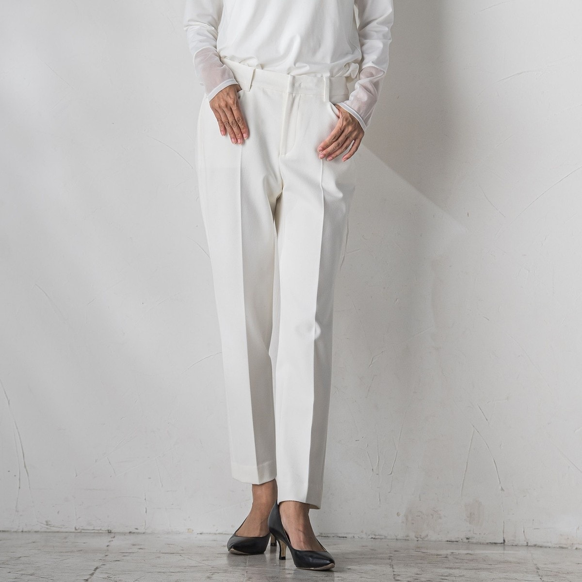 ラエフ（la．f．．．）/【カタログ掲載】ピクシエスタテーパードパンツ≪洗濯機で洗える/セットアップ対応≫ カタログ掲載】ピクシエスタテーパードパンツ≪洗濯機で洗える