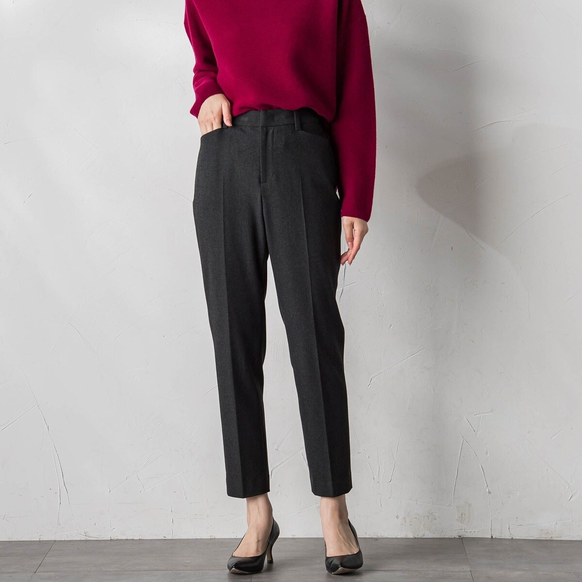 カタログ掲載】ピクシエスタテーパードパンツ≪洗濯機で洗える