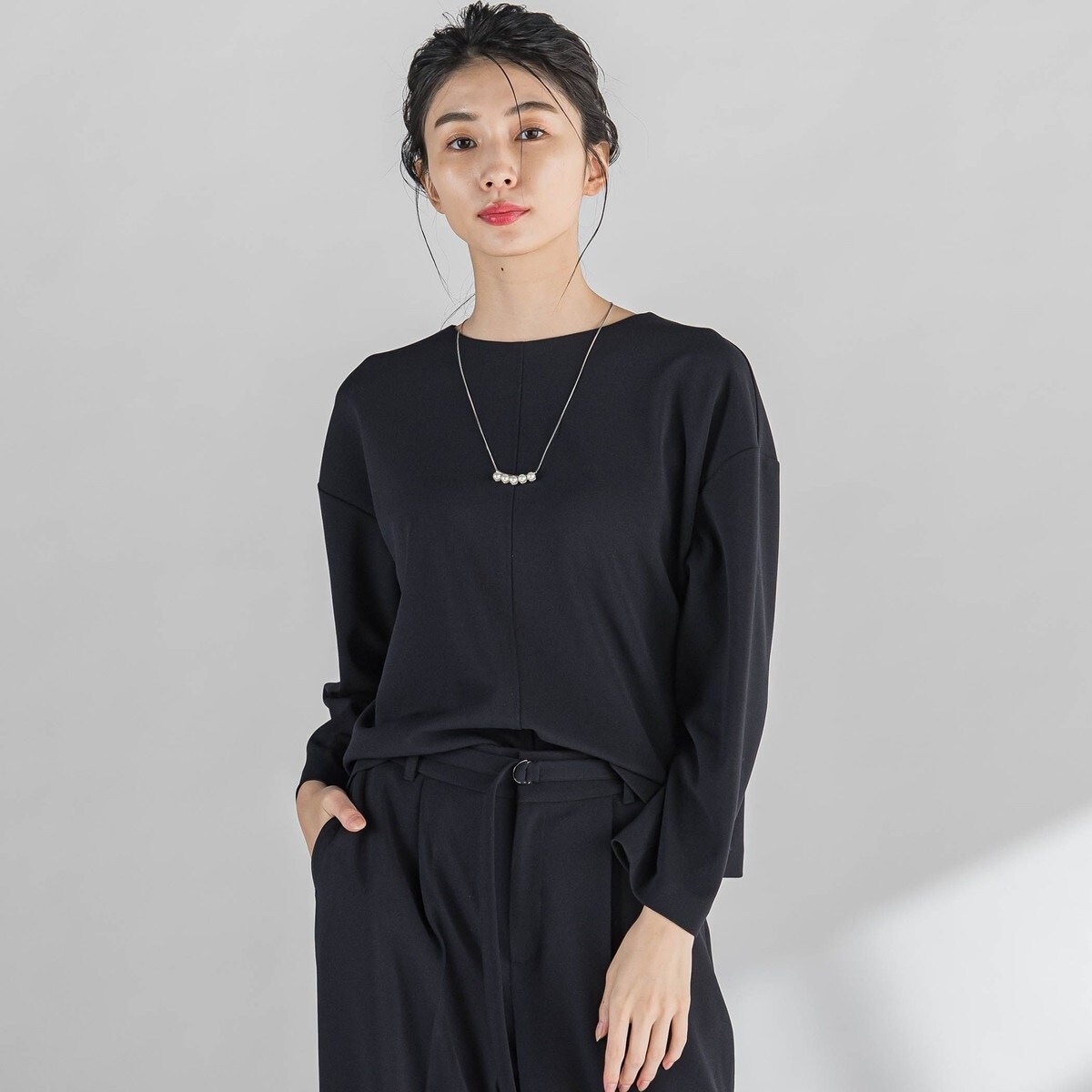 LAUTREAMONT / ロートレアモン 【WEB限定】プレミアムコットンコンフォートカットソー≪3サイズ/洗濯機で洗える/接触冷感≫ ロートレアモン LAUTREAMONT 【WEB限定】プレミアムコットン