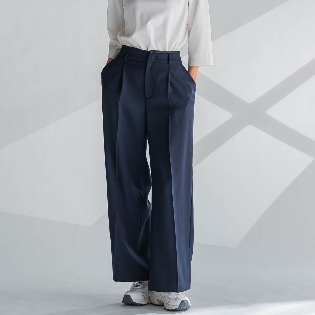 ラエフ（la．f．．．）/麻調ワイドパンツ≪洗濯機で洗える≫ 麻調ワイドパンツ≪洗濯機で洗える≫ | ラエフ(la.f) | マルイ