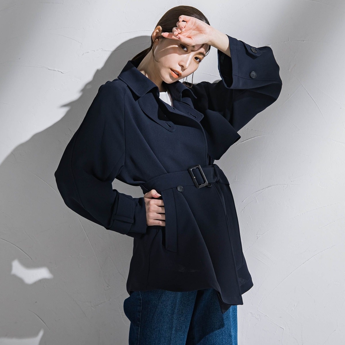 コットンダブルクロスハーフコート | ノーブル(Noble) | マルイウェブ